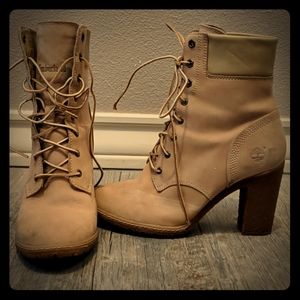 *Labor Day Sale* Timberland Chunky Heel Boots